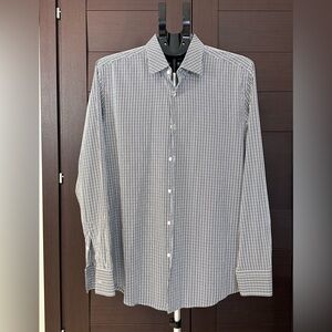 Boss Monochrome Check Dress Shirt